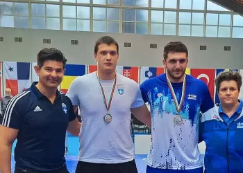 Ασημένιο μετάλλιο για την Εθνική Ελλάδος ο Αχχιλέας Χρυσίδης των Ολυμπίων Κατερίνης