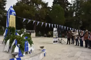 Η εκδήλωση για την Μάχη του Λιτοχώρου (30 – 31/3/1946), αφιερωμένη στην εθνομάρτυρα, Ευαγγελία (Μπουλιώ) Κόλπη Λαλουμίχου