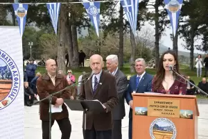 Η εκδήλωση για την Μάχη του Λιτοχώρου (30 – 31/3/1946), αφιερωμένη στην εθνομάρτυρα, Ευαγγελία (Μπουλιώ) Κόλπη Λαλουμίχου