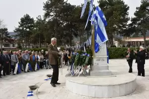 Η εκδήλωση για την Μάχη του Λιτοχώρου (30 – 31/3/1946), αφιερωμένη στην εθνομάρτυρα, Ευαγγελία (Μπουλιώ) Κόλπη Λαλουμίχου