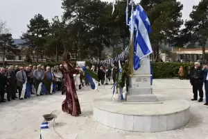 Η εκδήλωση για την Μάχη του Λιτοχώρου (30 – 31/3/1946), αφιερωμένη στην εθνομάρτυρα, Ευαγγελία (Μπουλιώ) Κόλπη Λαλουμίχου