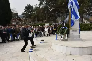 Η εκδήλωση για την Μάχη του Λιτοχώρου (30 – 31/3/1946), αφιερωμένη στην εθνομάρτυρα, Ευαγγελία (Μπουλιώ) Κόλπη Λαλουμίχου