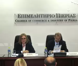 Εξαιρετικά ενδιαφέρουσα η ενημερωτική εκδήλωση του Επιμελητηρίου Πιερίας με κεντρική ομιλήτρια την ευρωβουλευτή Μαρία Σπυράκη