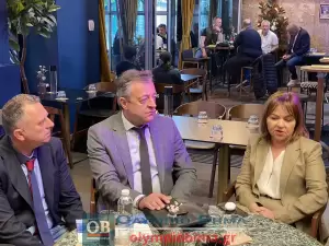 Η Ευρωβουλευτής Ελίζα Βόζεμπεργκ στην Κατερίνη (φώτο) Η Ευρωβουλευτής Ελίζα Βόζεμπεργκ στην Κατερίνη