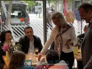 Η Ευρωβουλευτής Ελίζα Βόζεμπεργκ στην Κατερίνη (φώτο) Η Ευρωβουλευτής Ελίζα Βόζεμπεργκ στην Κατερίνη