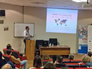 Ημερίδα για το Σακχαρώδη Διαβήτη στην αίθουσα αμφιθεάτρου του Τμήματος Διοίκησης Εφοδιαστικής Αλυσίδας