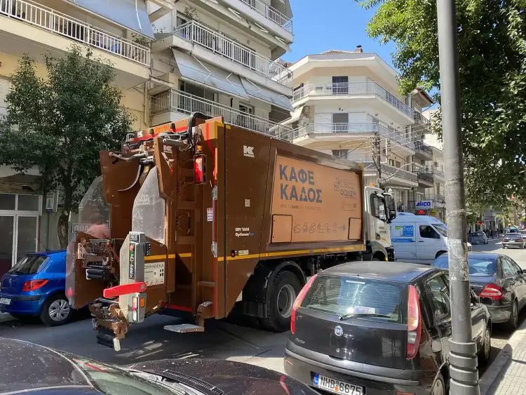 Κατερίνη: Ο Δήμος μας με ειδικά απορριμματοφόρα, δημιουργεί την υποδομή για την ορθή διαχείριση των οργανικών βιοαπόβλητων