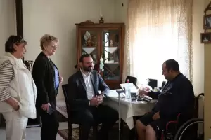 Πασχαλινές επισκέψεις του Σάββα Καρυπίδη σε  χωριά των Πιερίων