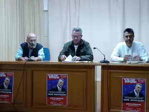 Στην Κατερίνη ο ευρωβουλευτής του ΣΥΡΙΖΑ Κώστας Αρβανίτης