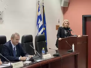 Στο Επιμελητήριο Πιερίας η Μαρία Σπυράκη: Προκλήσεις, εμπόδια και εργαλεία, για την πράσινη και ψηφιακή μετάβαση
