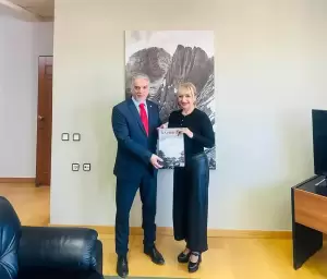 Συνάντηση της Αντιπεριφερειάρχη Πιερίας με το ΔΣ της Ahepa Hellas