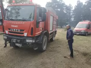 Ο βουλευτής Δελβερούδης στα φωτιά στα Πιέρια