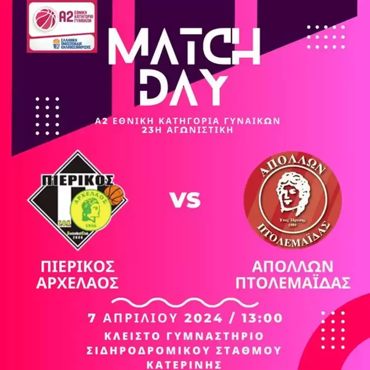 Χωρίς άγχος για την νίκη: Πιερικός Αρχέλαος - Απόλλων Πτολεμαΐδας Χωρίς άγχος για την νίκη: Πιερικός Αρχέλαος – Απόλλων Πτολεμαΐδας