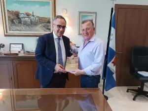 Ο Βασίλης Κοντοζαμάνης υποψήφιος στις Ευρωεκλογές με τη ΝΔ – Επίσκεψη στην Κατερίνη