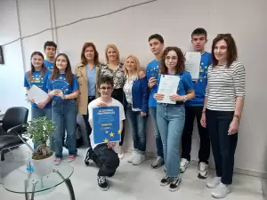 Το 1ο ΓΕΛ Κατερίνης, «Σχολείο-Πρέσβης του Ευρωπαϊκού Κοινοβουλίου», γιορτάζει την Ημέρα της Ευρώπης