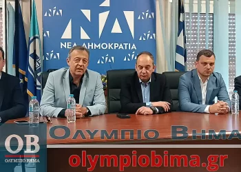 O Α’ αντιπρόεδρος της βουλής των Ελλήνων Γιάννης Πλακιωτάκης στην Κατερίνη