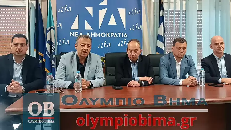O Α’ αντιπρόεδρος της βουλής των Ελλήνων Γιάννης Πλακιωτάκης στην Κατερίνη