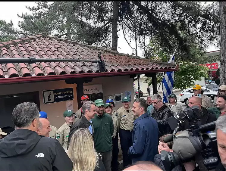 O Πρωθυπουργός Kyri;a ενημερώθηκε για τις δράσεις της Δ/νσης Δασών Πιερίας