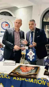 Αδελφοποίηση  Αστυνομικών Τμημάτων Πιερίας και Λευκωσίας