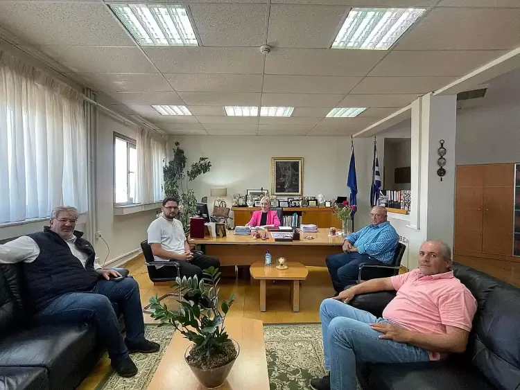 Επίσκεψη της ομάδας παραγωγών Κitros Kiwi Farm στην Αντιπεριφερειάρχη Πιερίας