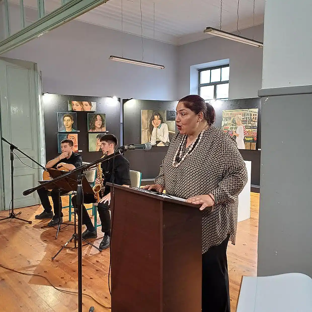 Εστία Πιερίδων Μουσών - Εαρινές ημέρες μουσών: Εγκαίνια έκθεσης ζωγραφικής και γλυπτικής Ελευθέριας Μπουκουβάλα Εστία Πιερίδων Μουσών – Εαρινές ημέρες μουσών: Εγκαίνια έκθεσης ζωγραφικής και γλυπτικής Ελευθέριας Μπουκουβάλα