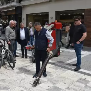 Κατερίνη: Με δύο χειροκίνητα ηλεκτρικά σάρωθρα ενισχύεται ο Δήμος