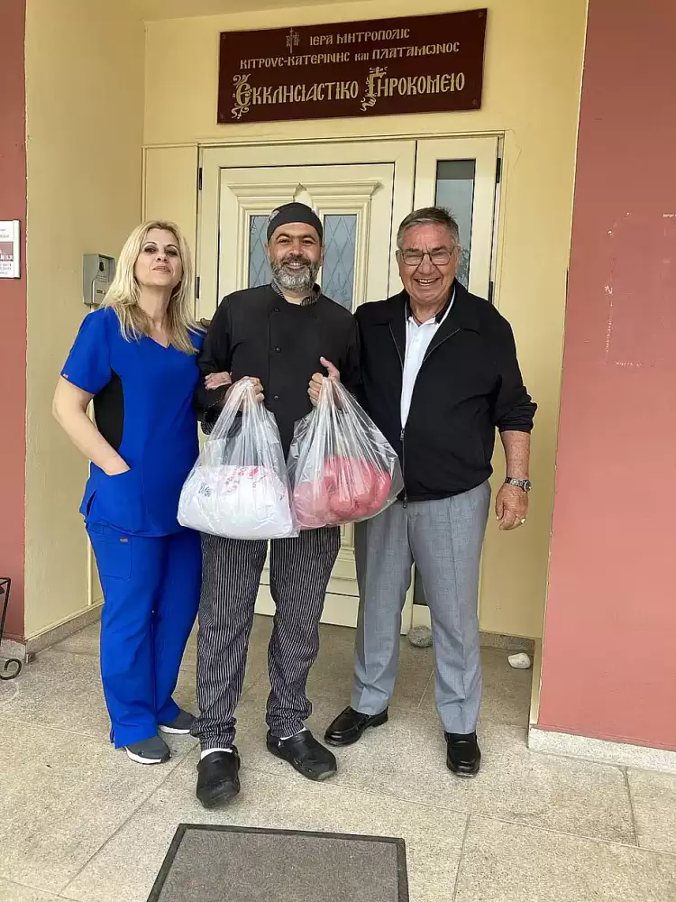 “Κίνηση” αγάπης” απο τον Πρόεδρο Φίλων Πιερικού Βοστώνης Αργύριο Καμπίσιο