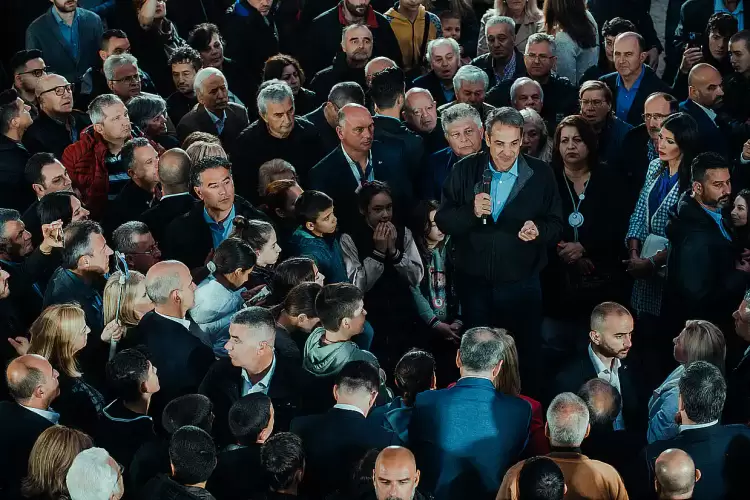 Κυριάκος Μητσοτάκης από Κατερίνη: «Δεν υπάρχει χριστιανόμετρο και ο πατριωτισμός φαίνεται στη πράξη και όχι στα λόγια»