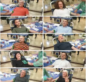 Με επιτυχία πραγματοποιήθηκε η 53η Εθελοντική Αιμοδοσία της Ένωσης Ποντίων Πιερίας