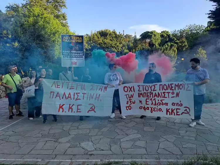 Παρέμβαση του ΚΚΕ και της ΚΝΕ για να σταματήσει η γενοκτονία του Παλαιστινιακού λαού