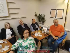 Στην Κατερίνη ο πρώην υπουργός και υποψήφιος Ευρωβουλευτής του ΠΑΣΟΚ Φίλιππος Σαχινίδης