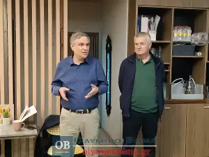 Στην Κατερίνη ο πρώην υπουργός και υποψήφιος Ευρωβουλευτής του ΠΑΣΟΚ Φίλιππος Σαχινίδης