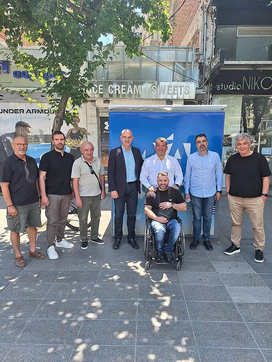 Στην Κατερίνη ο υποψήφιος ευρωβουλευτής με τη Νέα Δημοκρατία, Πύρρος Δήμας Στην Κατερίνη ο υποψήφιος ευρωβουλευτής με τη Νέα Δημοκρατία, Πύρρος Δήμας