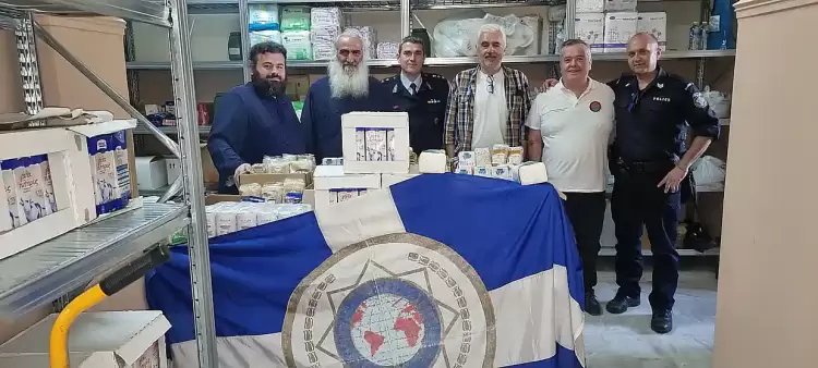 Η Τοπική Διοίκηση  Πιερίας – Διεθνούς Ένωσης  Αστυνομικών δίπλα στον  συνάνθρωπο