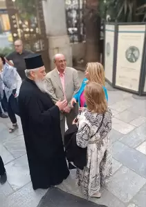 Η Υφυπουργός Ανάπτυξης στα εγκαίνια της έκθεσης φωτογραφίας «Εν Ολύμπω» στο Νομισματικό Μουσείο Αθηνών