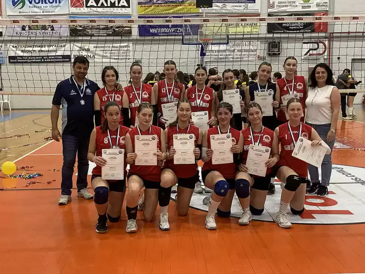 Αίολος Κατερίνης: Μεγάλη επιτυχία και 2η Θέση στο Final Four Κ16 Κοριτσιών. Αίολος Κατερίνης στο Final Four Κ16 Κοριτσιών.