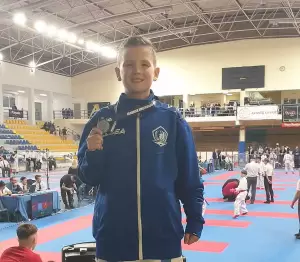 Καράτε – Ολύμπιος Μαχητής: Επέστρεψε με 1 αργυρό και 1 χάλκινο μετάλλιο απο την Οχρίδα Σκοπίων