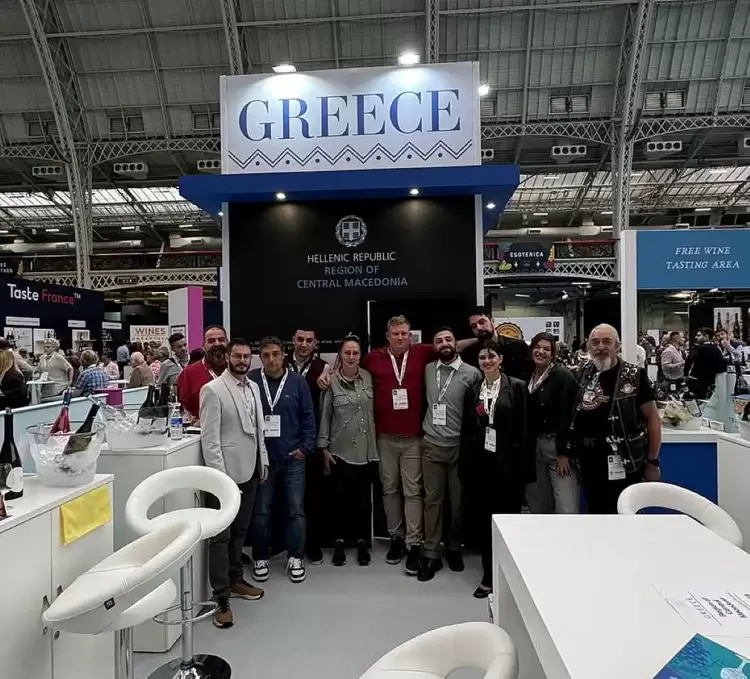Η Περιφέρεια Κεντρικής Μακεδονίας στην έκθεση κρασιού london Wine Fair