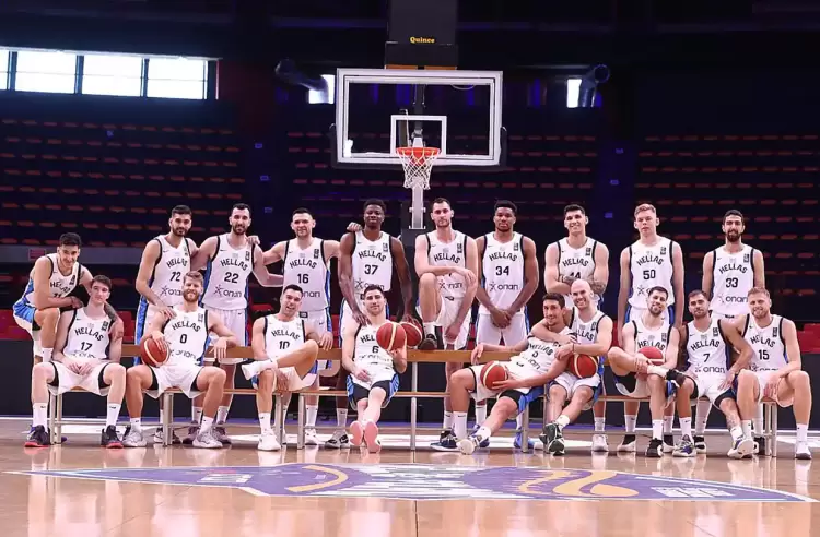 Προολυμπιακό Τουρνουά: Η πρώτη ομαδική φωτογραφία της Εθνικής Ελλάδας με όλους τους αστέρες της