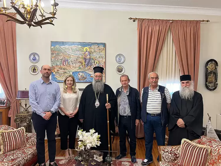 Στον Μητροπολίτη Κίτρους, Κατερίνης και Πλαταμώνος ο Πρόεδρος του Επιμελητηρίου Πιερίας Στον Μητροπολίτη Κίτρους, Κατερίνης και Πλαταμώνος ο Πρόεδρος του Επιμελητηρίου Πιερίας