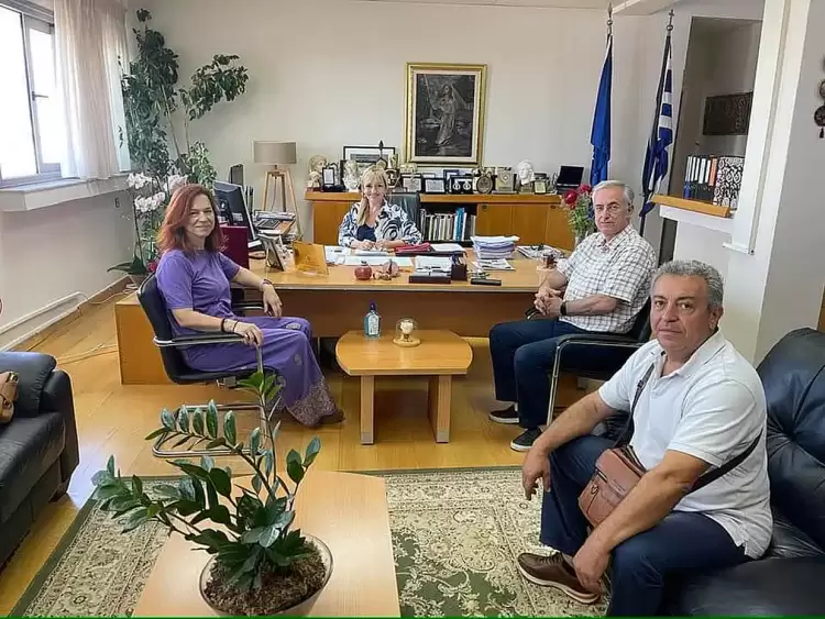 Συνάντηση της Αντιπεριφερειάρχη Πιερίας με την Επιτροπή Παρακολούθησης, Επίβλεψης και Παραλαβής