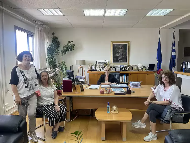 Συνάντηση της Αντιπεριφερειάρχη Πιερίας με κλιμάκιο του Υποκαταστήματος ΕΛΓΑ Θεσσαλονίκης στην Περιφερειακή Ενότητα Πιερίας