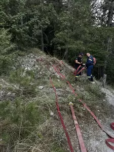 Δήμος Δίου Ολύμπου: Υπό έλεγχο τέθηκε η εστία φωτιάς που ξέσπασε στην περιοχή του Καταφυγίου Κορομηλιάς