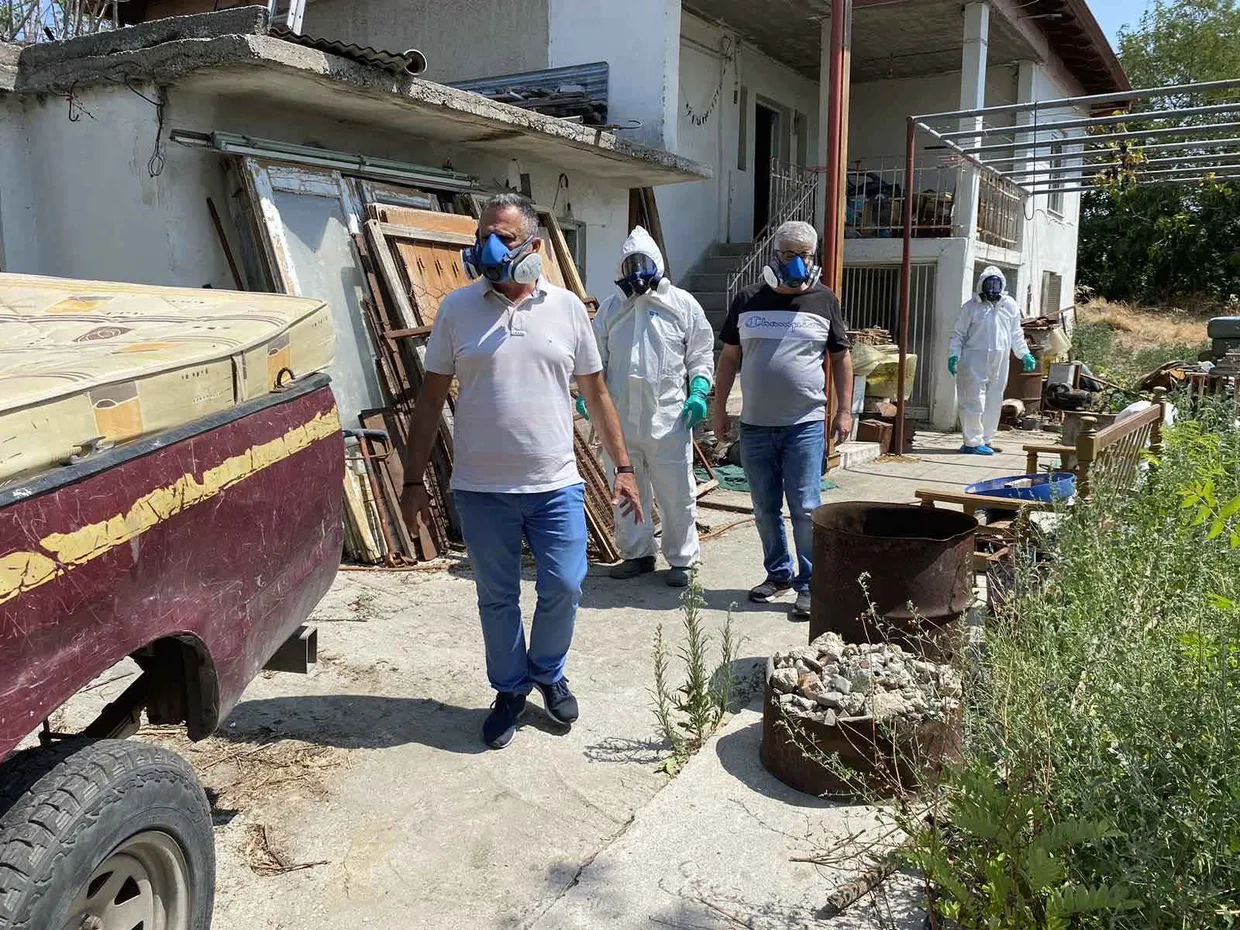 Καθαριότητα & απολύμανση σε σπίτι – εστία μόλυνσης στο Π. Κεραμίδι Καθαριότητα & απολύμανση σε σπίτι – εστία μόλυνσης στο Π. Κεραμίδι