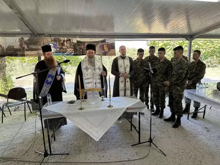 Ο Μητροπολίτης Κίτρους στο Κέντρο Εκπαίδευσης Ευελπίδων Λιτοχώρου