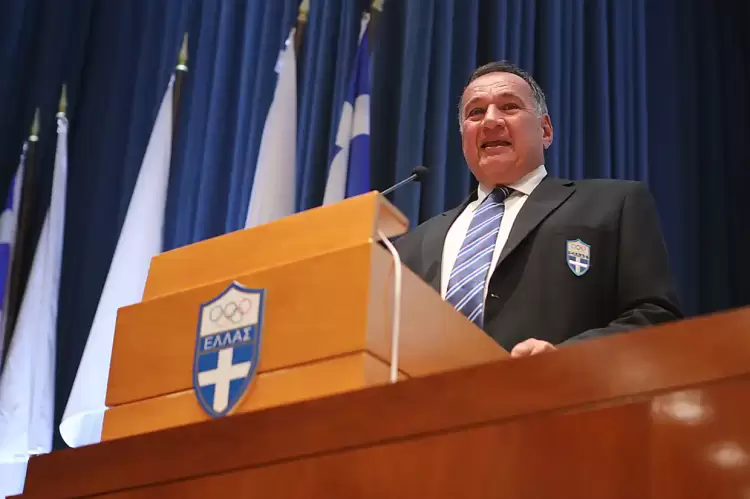 Η παρουσίαση της ταινίας για την Ολυμπιακή Φλόγα 2024 και των αναμνηστικών γραμματοσημάτων για το Παρίσι 2024