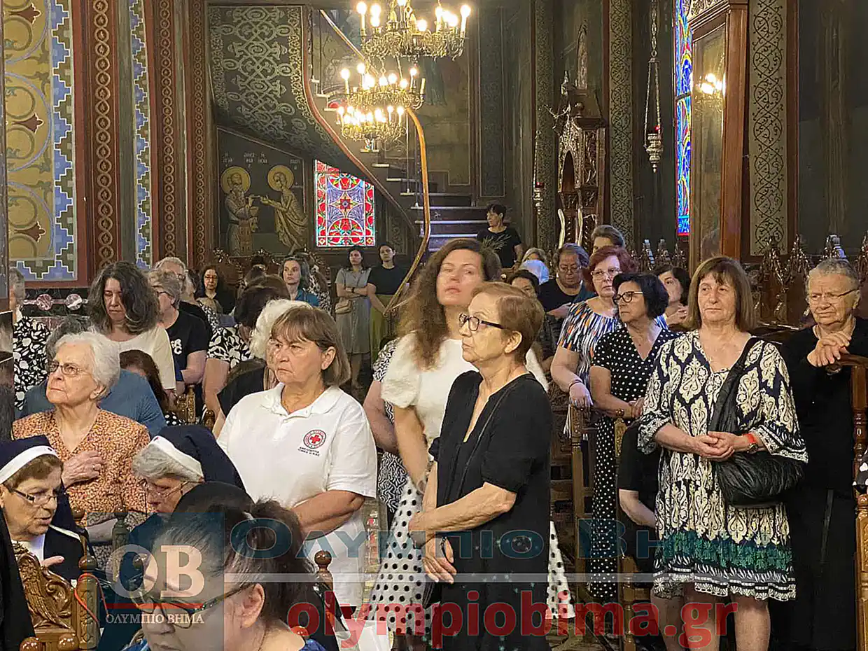 Στην Ιερά Μητρόπολη Κατερίνης το 40ημερο μνημόσυνο του Μακαριστού Μητροπολίτη Κατερίνης Αγαθονίκου