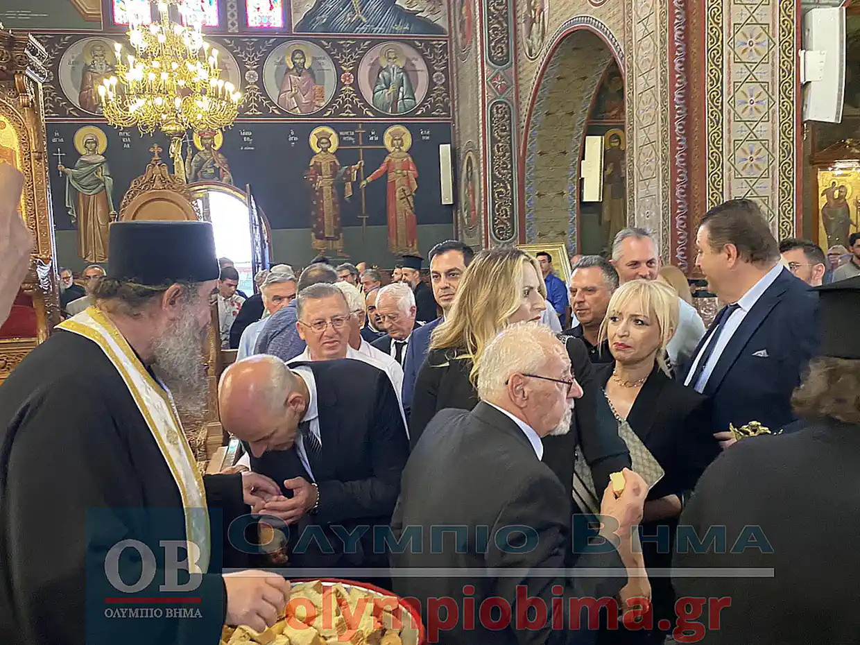 Στην Ιερά Μητρόπολη Κατερίνης το 40ημερο μνημόσυνο του Μακαριστού Μητροπολίτη Κατερίνης Αγαθονίκου