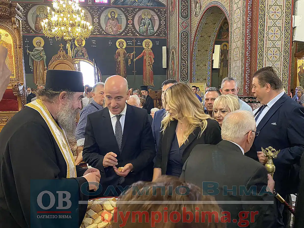 Στην Ιερά Μητρόπολη Κατερίνης το 40ημερο μνημόσυνο του Μακαριστού Μητροπολίτη Κατερίνης Αγαθονίκου