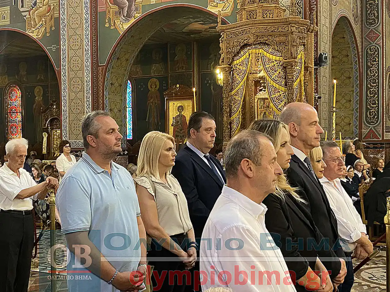 Στην Ιερά Μητρόπολη Κατερίνης το 40ημερο μνημόσυνο του Μακαριστού Μητροπολίτη Κατερίνης Αγαθονίκου